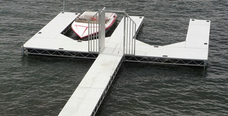 Floating Truss Dock with Gate